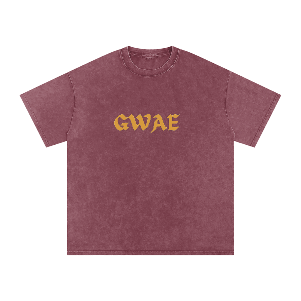 GWAE Snow Washed Oversized Cotton T-Shirt